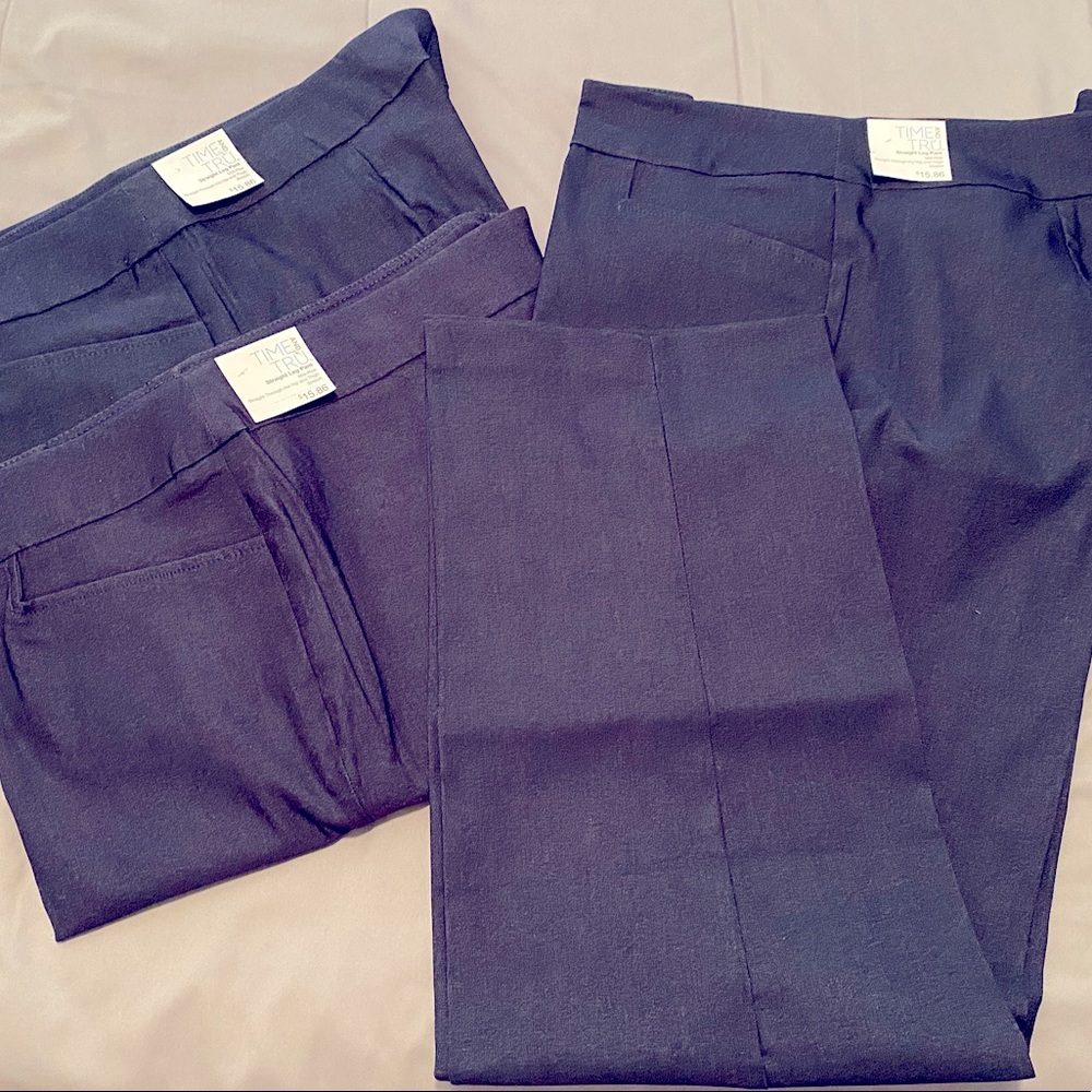 Time & Tru work pants - set of 3 (XL)